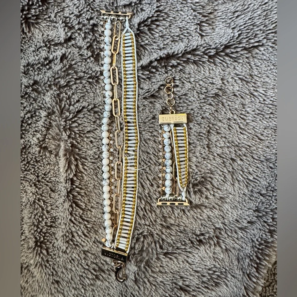 Victoria Emerson Beaded Wrap Apple Watch Strap Bracelet